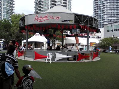 Hier sieht man den Mittelpunkt des Festivals.